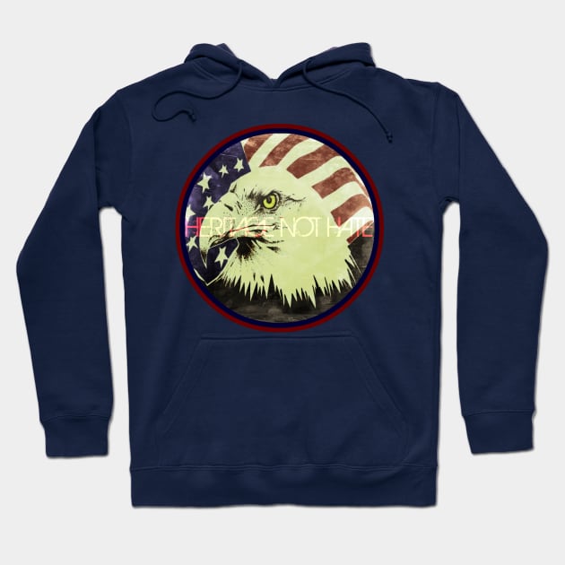 American Pride: Heritage Not Hate Hoodie by TheDaintyTaurus